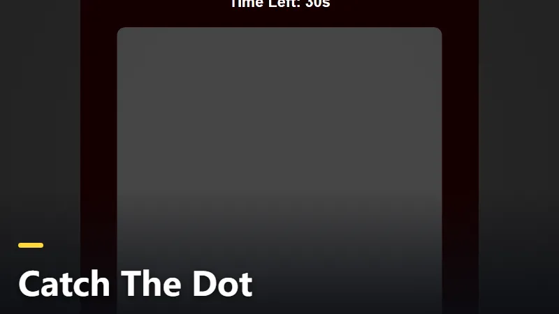 Catch The Dot
