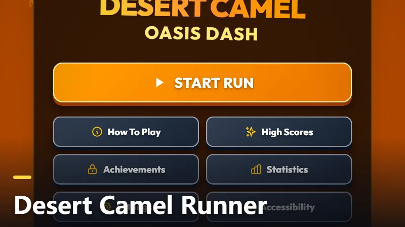 Desert Camel Runner