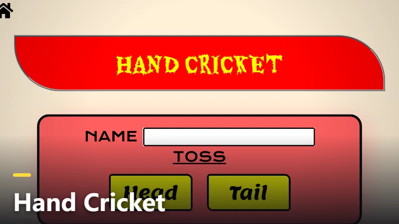 Hand Cricket