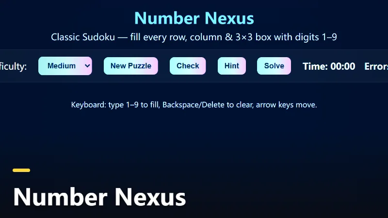 Number Nexus
