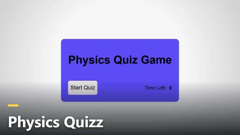 Physics Quizz