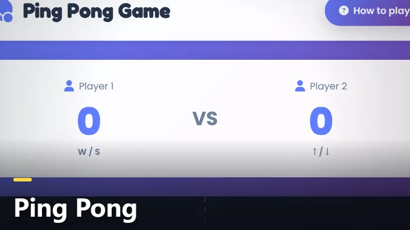 Ping Pong