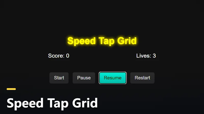 Speed Tap Grid